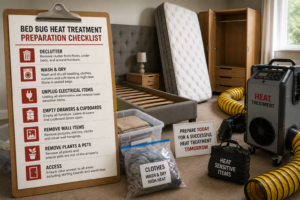 Bed Bug Heat Treatment Preparation Checklist