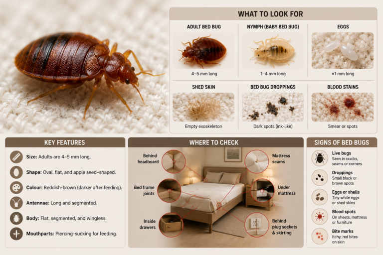 How to identify bed bugs?
